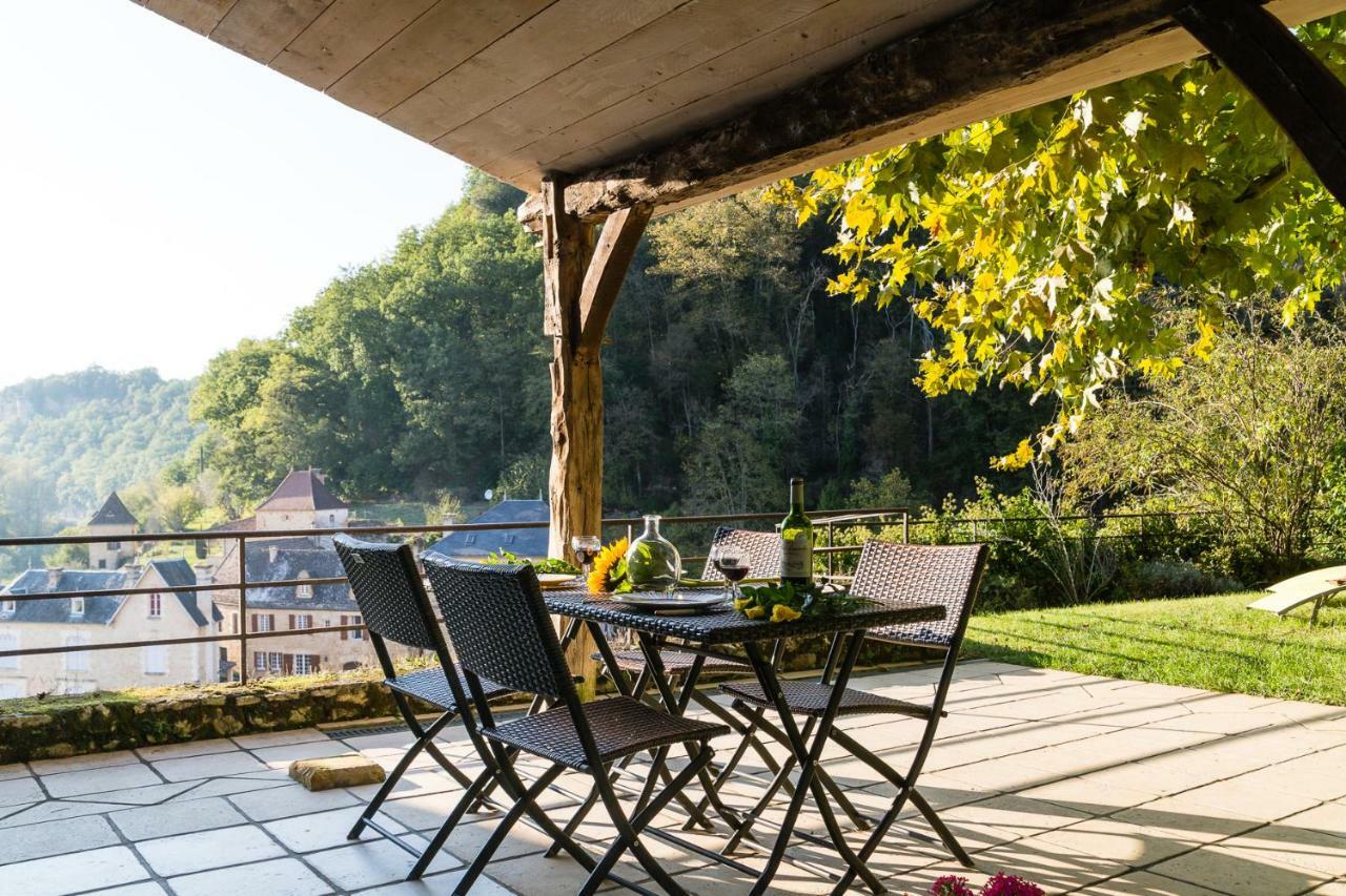 Au Coeur De Beynac, Superbe Maison Du 14Eme Siecle Avec Jardin Panoramique Εξωτερικό φωτογραφία