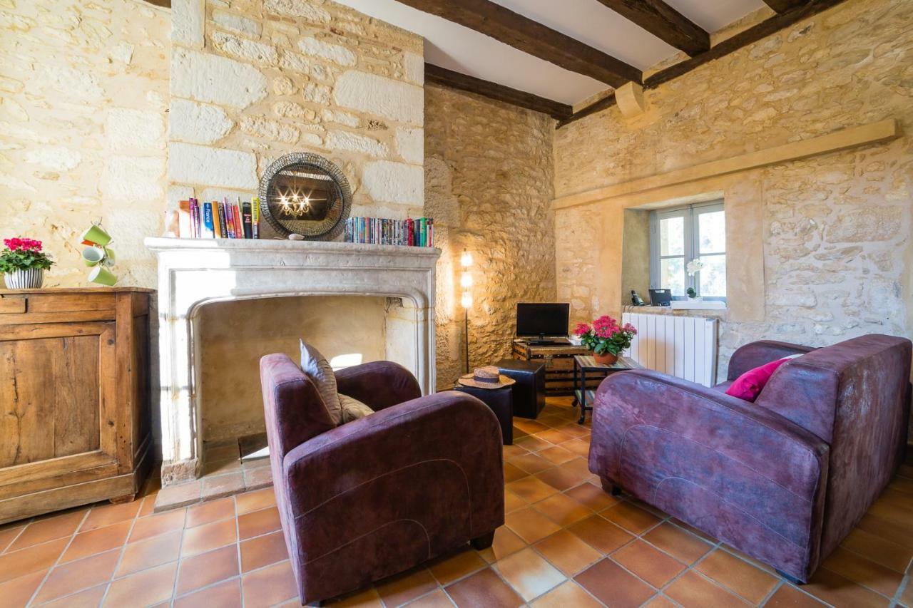 Au Coeur De Beynac, Superbe Maison Du 14Eme Siecle Avec Jardin Panoramique Εξωτερικό φωτογραφία